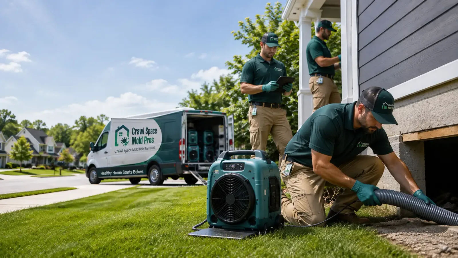 Crawl Space Mold Removal in Muncy Valley, PA